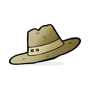 şapka karikatür çizimi