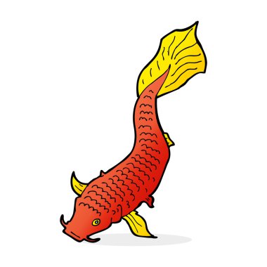 Balık karikatür çizimi