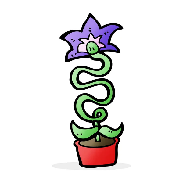 Cartoon-Illustration der Blume — Stockvektor