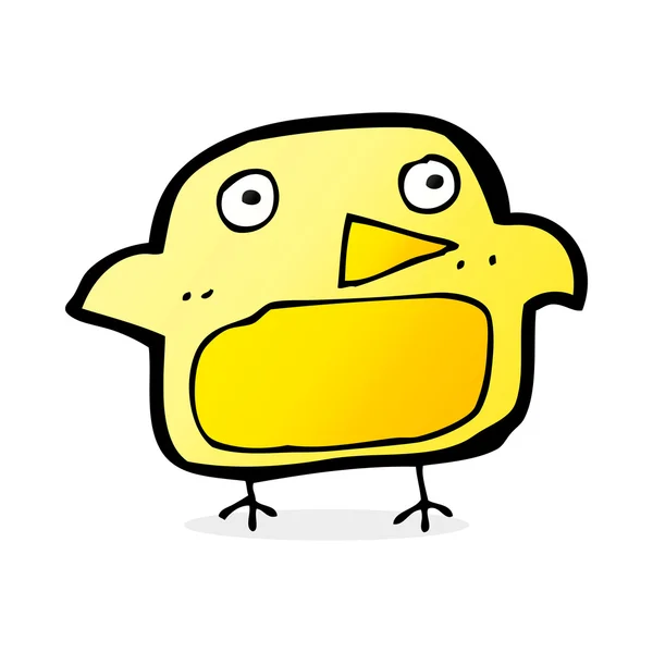Cartoon illustration of bird — Stock Vector
