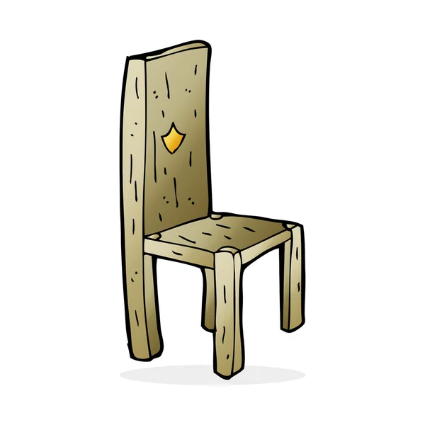 Cartoon old chair — Stock Vector