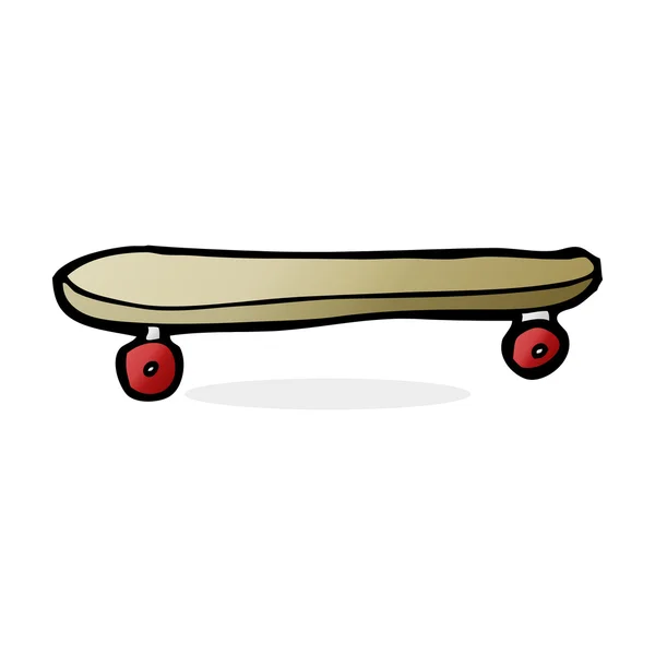 Cartoon afbeelding van skateboard — Stockvector