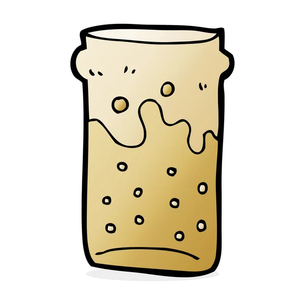 Cartoon pint bier — Stockvector