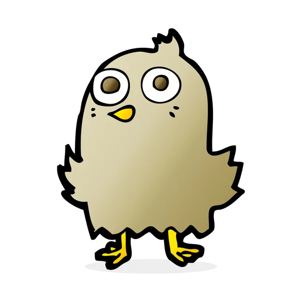 Grappige cartoon vogel — Stockvector