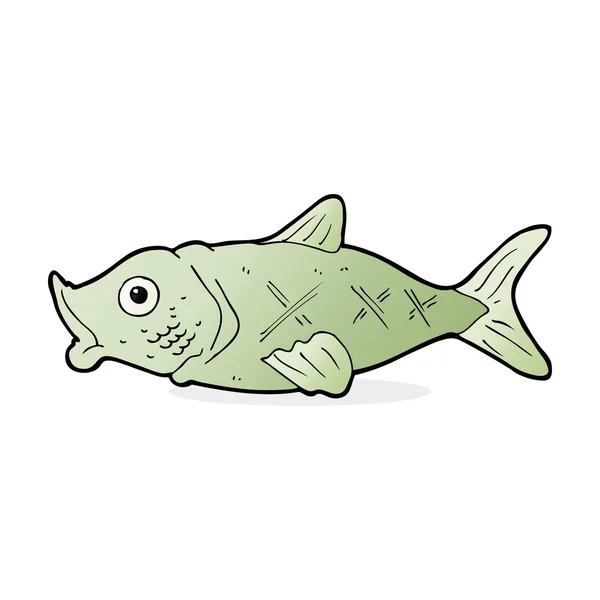 Ilustración de dibujos animados de peces — Archivo Imágenes Vectoriales