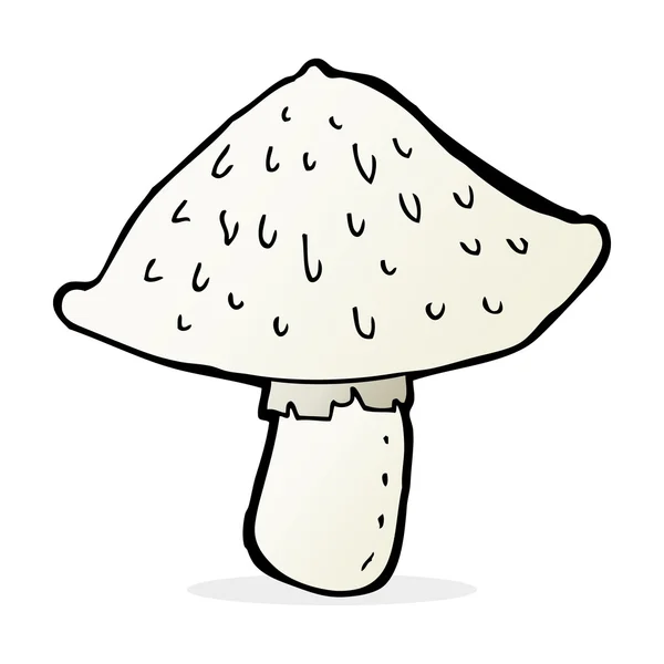 Cartone animato fungo selvatico — Vettoriale Stock