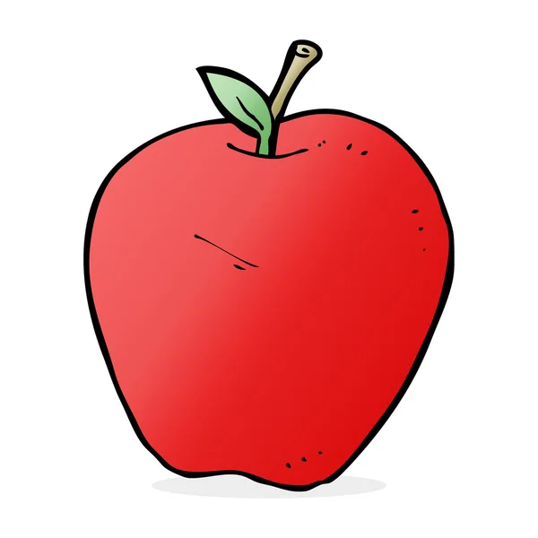 Ilustracja kreskówka Apple — Wektor stockowy