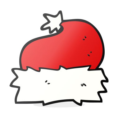 karikatür noel şapka