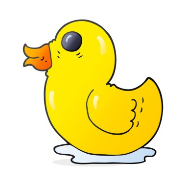 çizgi film lastik ördek