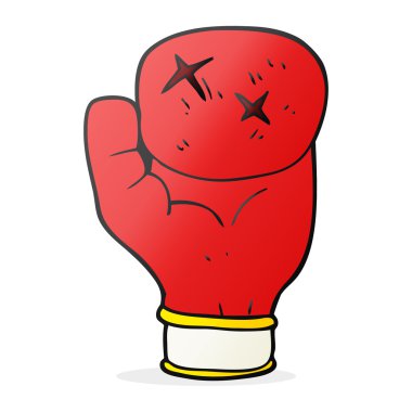 karikatür Boks eldiveni