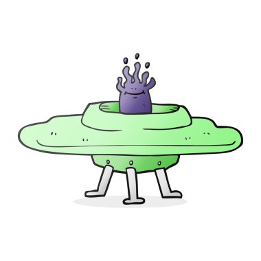 karikatür uçan daire