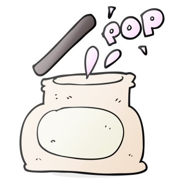 çizgi film haşhaş kavanoz