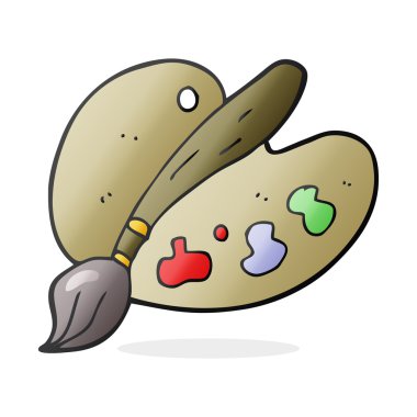 karikatür sanatçısı paleti