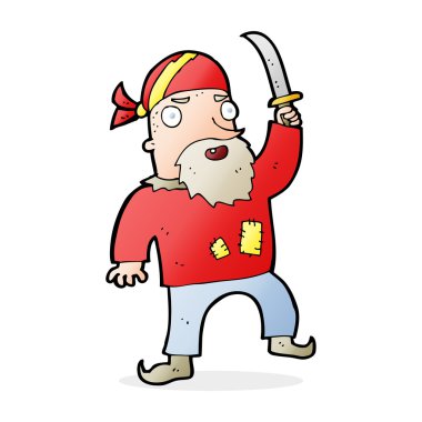 korsan karikatür çizimi