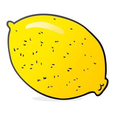 serbest çizilmiş karikatür limon