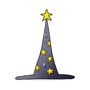 Çizgi film sihirbazı şapkası