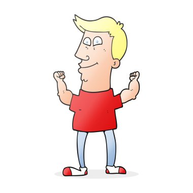 kutlama adam çizgi film