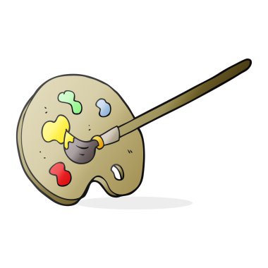 karikatür sanatçısı paleti