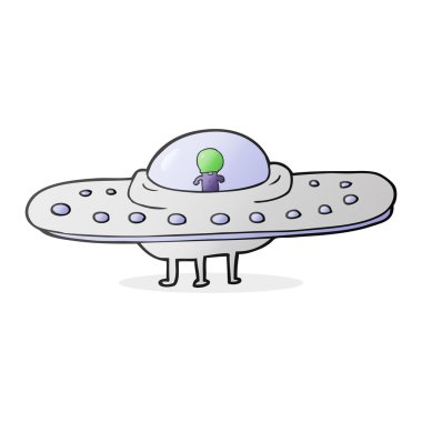 karikatür uçan daire