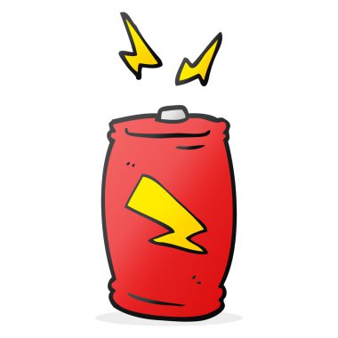 serbest çizilmiş karikatür pil