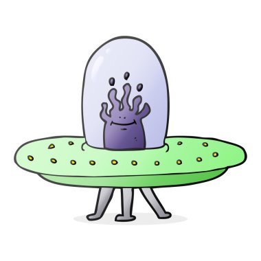 karikatür uçan daire