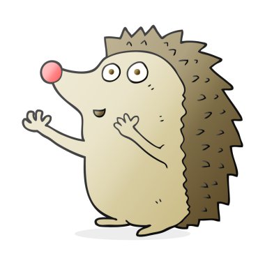 çizgi film sevimli kirpi