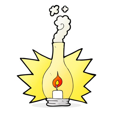 çizgi film eski cam fener