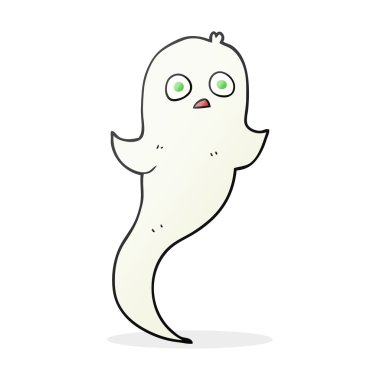 Çizgi film halloween hayalet