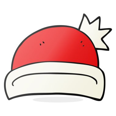 karikatür noel şapka