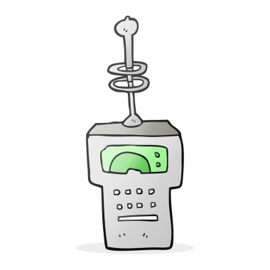 çizgi film fütüristik tarayıcı