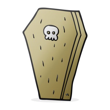 Cadılar Bayramı tabut çizgi film