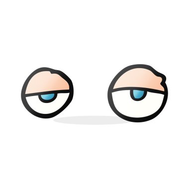 yorgun eyes karikatür