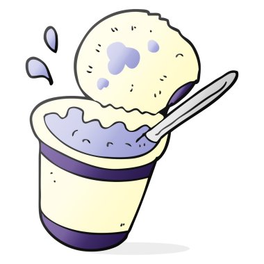 yoğurt karikatür çizimi