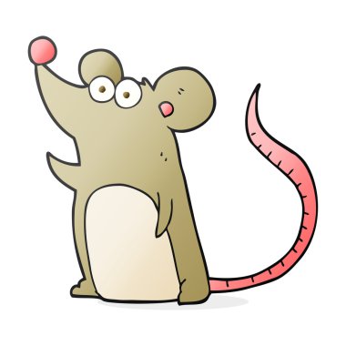 Serbest çizim çizgi film faresi