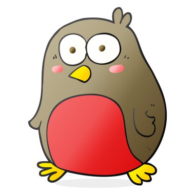 El yazması çizilmiş çizgi film Robin