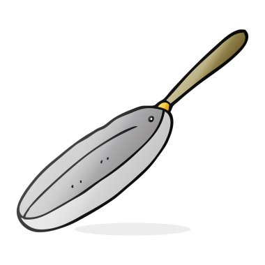 karikatür kızartma tavası