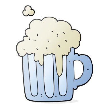 çizgi film köpüklü bira