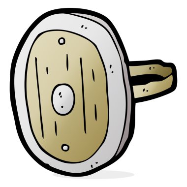 çizgi film Ortaçağ kalkan