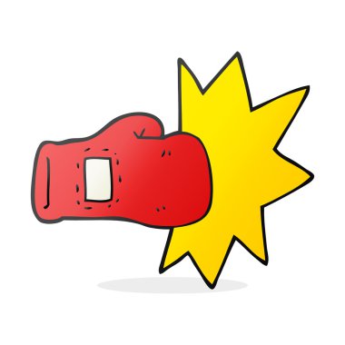 karikatür Boks eldiveni