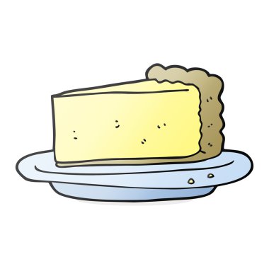 serbest çizilmiş karikatür cheesecake