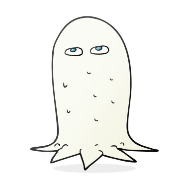 Çizgi film halloween hayalet