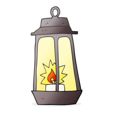 serbest çizilmiş karikatür fener