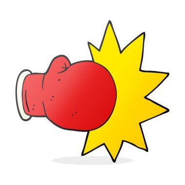 karikatür Boks eldiveni