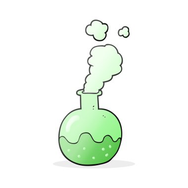 çizgi film kimyasal reaksiyon