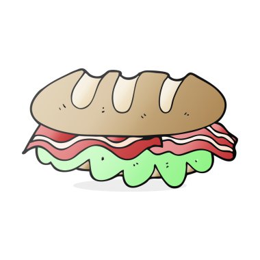 çizgi film büyük sandviç