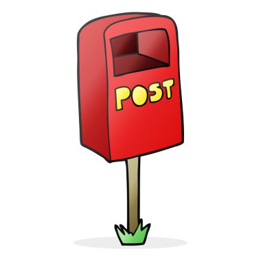 çizgi film posta kutusu