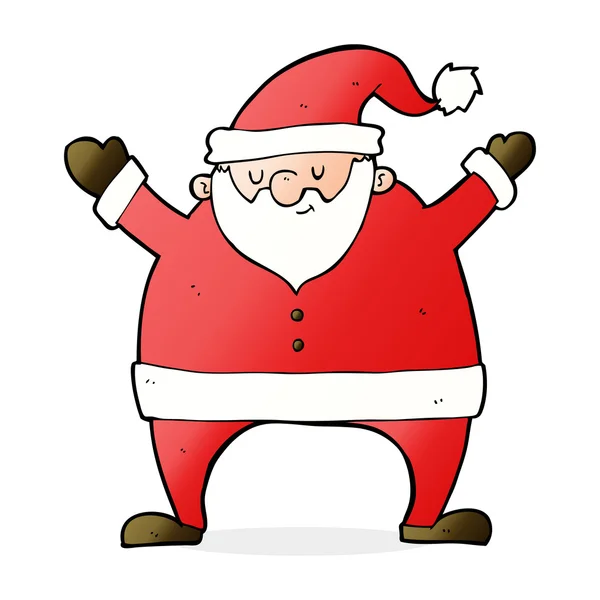 Cartoon santa claus — Stock Vector