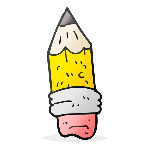 Cartoon pencil stub — Stock Vector