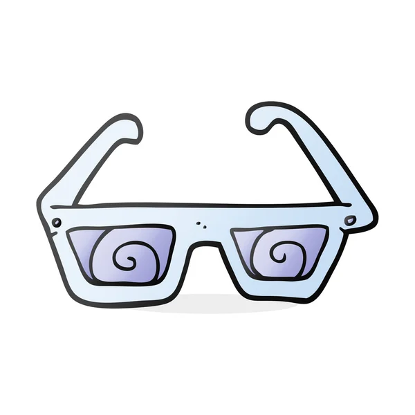 Cartone animato occhiali 3d — Vettoriale Stock