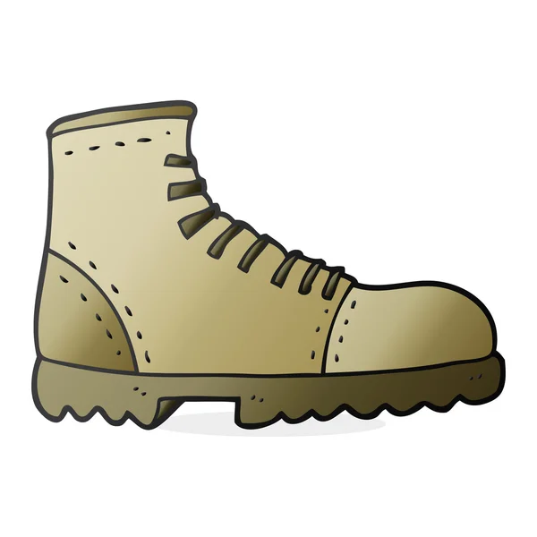 Freehand drawn cartoon boot — Stock Vector